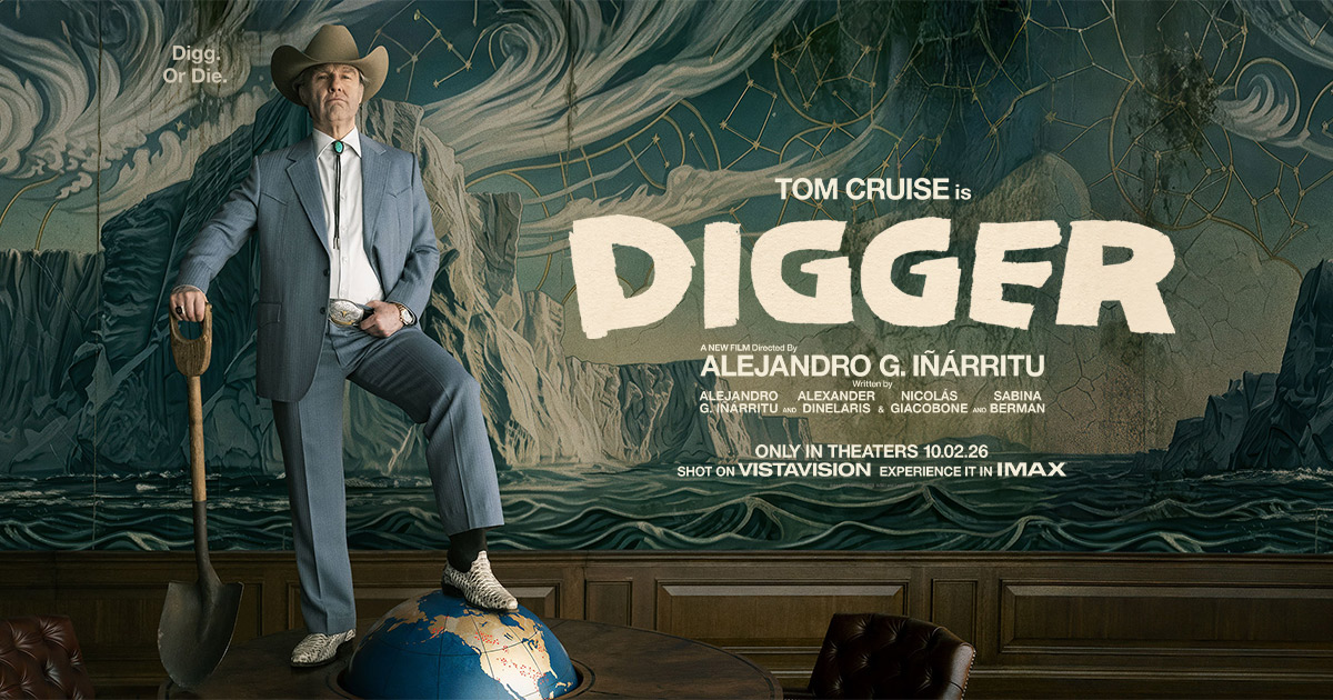 Digger filminin resmî Warner Bros tanıtım görseli